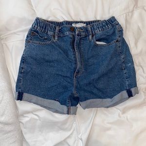 80s vintage mom jeans shorts